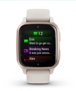 Smartwatch Garmin Venu SQ2 Ivory/Peach - Music Ed., display AMOLED, - imagine 2