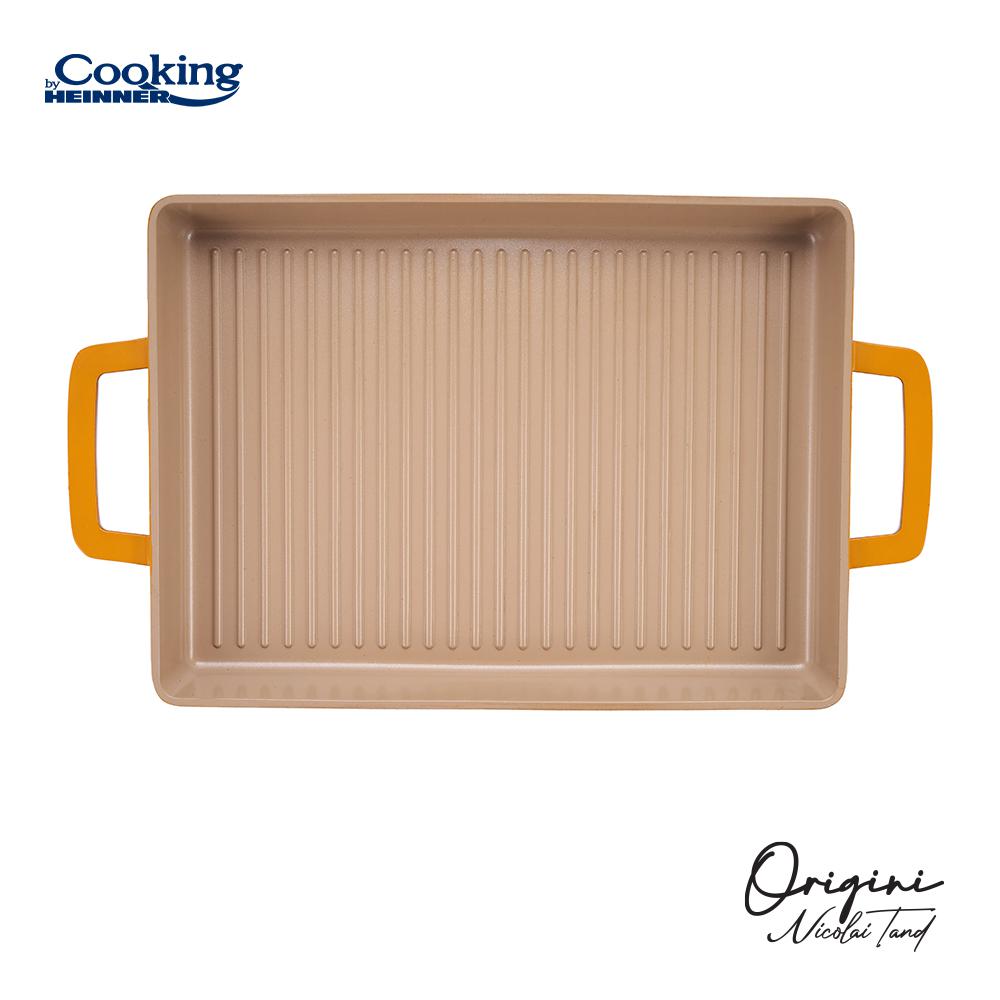 TAVA GRATAR ALUMINIU TURNAT 36 x 26.4 x 4 CM, - imagine 4