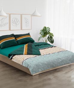 Lenjerie dubla 100% bumbac,4 piese, Deco - imagine 3