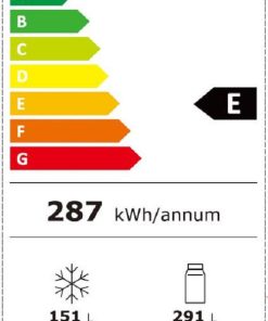 Side by Side HEINNER HSBS-H442NFBKE++, No Frost, 442 L, Clasa - imagine 5
