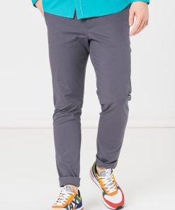 PANTALONI LUNG CASUAL BARBATI  GREY M - imagine 3