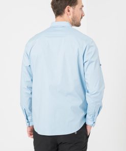 CAMASA CASUAL BARBATI LIGHT BLUE S - imagine 3