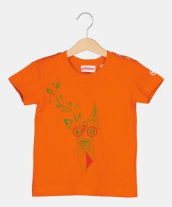TRICOU  CERB FAMILIE COPII ORANGE-4