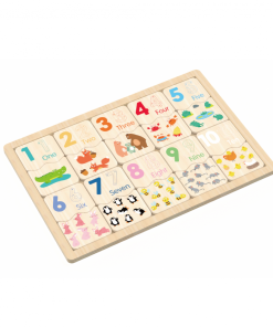 PUZZLE DIN LEMN, POTRIVESTE NUMERELE