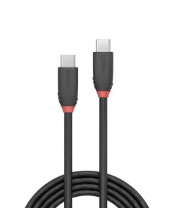 Cablu Lindy 1m USB 3.2 Type C to C, material - imagine 2