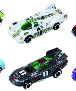 MACHETA DIE CAST, SET 3 MASINI CURSE, SCARA 1/64, 7.5CM,