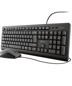 Kit Wired tastatura si mouse Trust Primo, negru - imagine 3