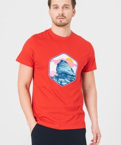 TRICOU CASUAL SFINX BARBATI RED-S - imagine 2
