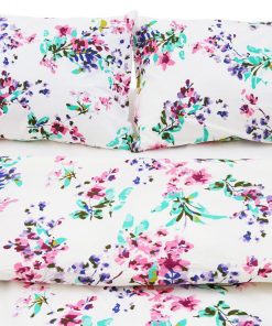 Set de pat king size bumbac,144TC,Sakura - imagine 4