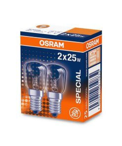 2 Becuri incandescente pentru cuptor Osram T26, E14, 25W, 160