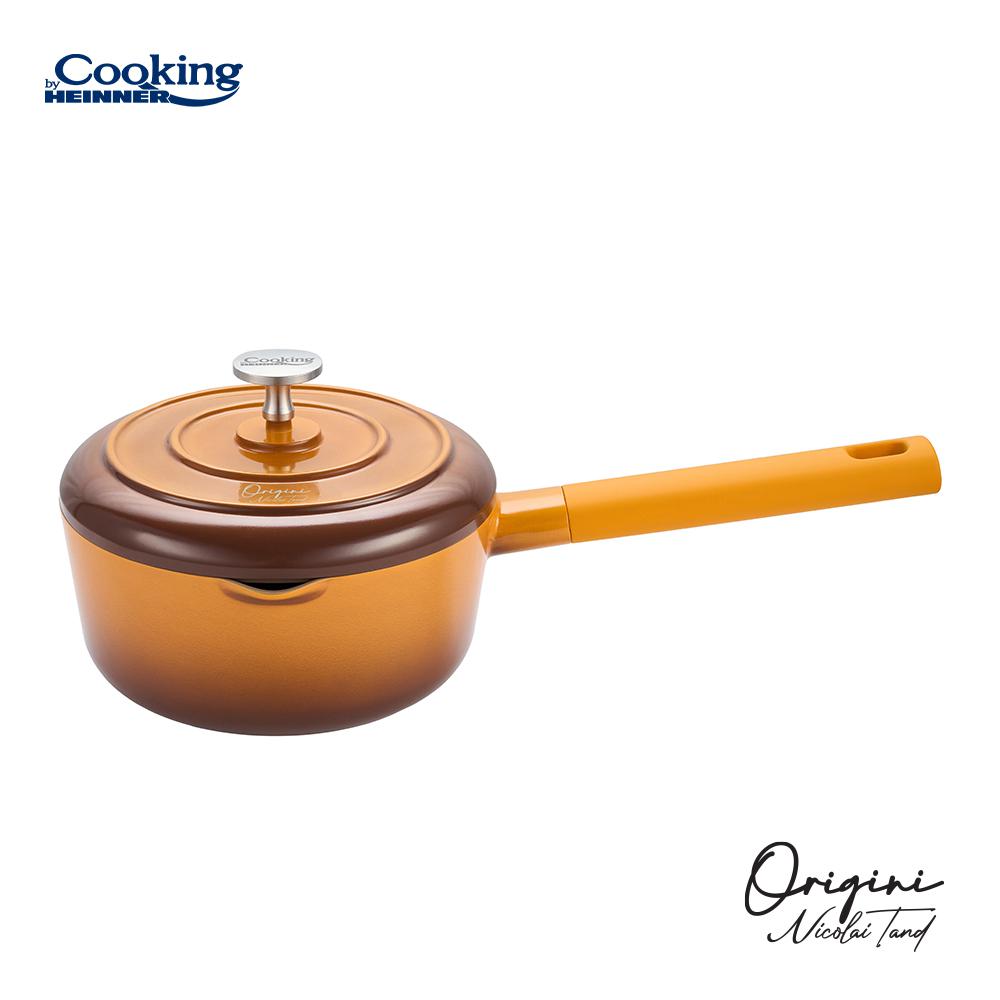 CASEROLA ALUMINIU TURNAT + CAPAC 18x8.5 CM, 1.8 L, NICOLAI