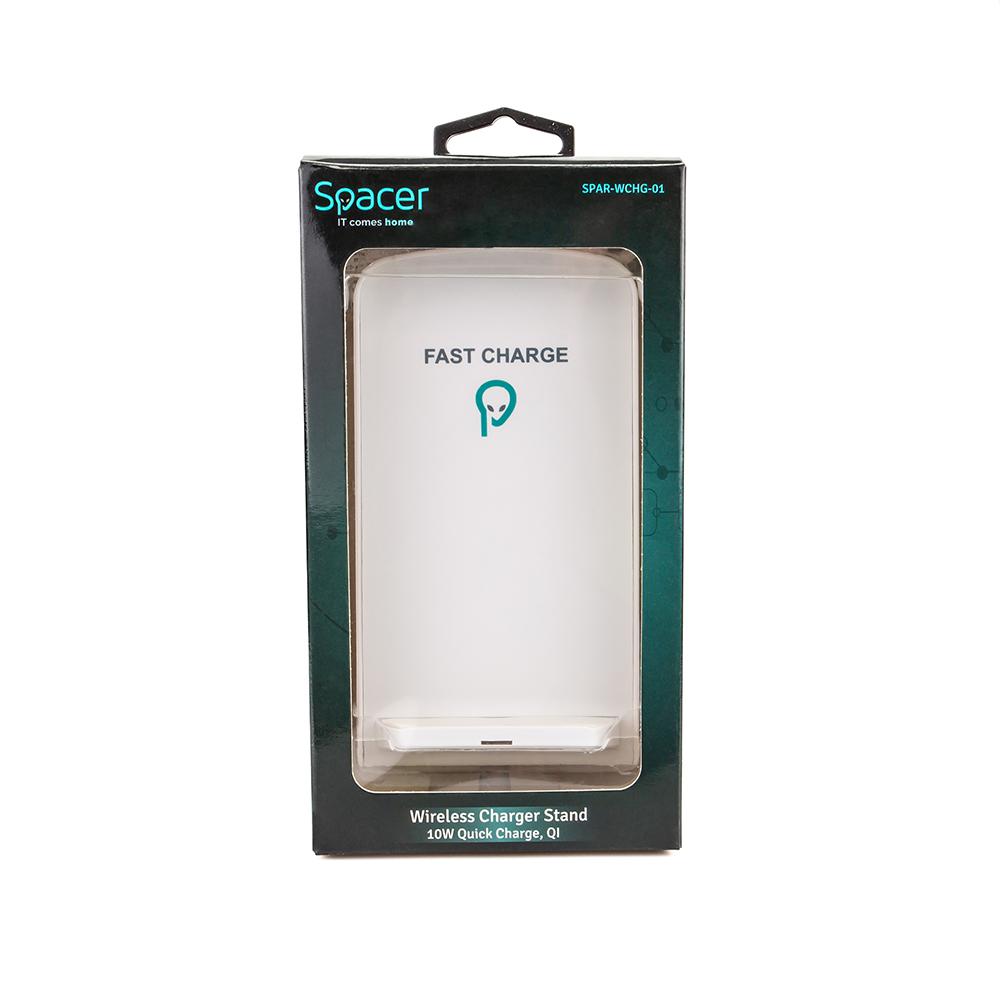 Incarcator wireless stand Spacer 2 in 1, stand + Fast - imagine 3