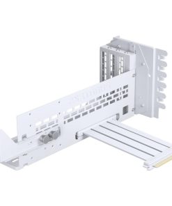 PHANTEKS Vertical GPU Bracket White, PCIe-Standard 4.0 x16 Riser Cable, - imagine 2