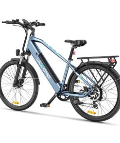 Bicicleta electrica Ulzomo Metro 26 E-bike, 250W, 36V 17Ah, autonomie - imagine 8