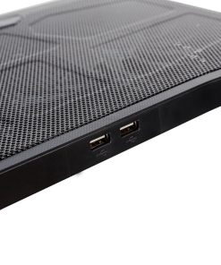 Stand Spacer notebook 17″ Gaming, sita metal, Airflow: 72CFM, 2xfan - imagine 3
