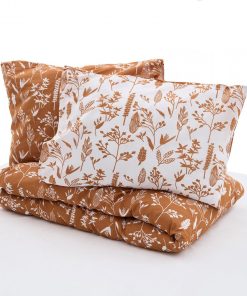 Lenjerie dubla 100% bumbac,4 piese, Meng - imagine 6
