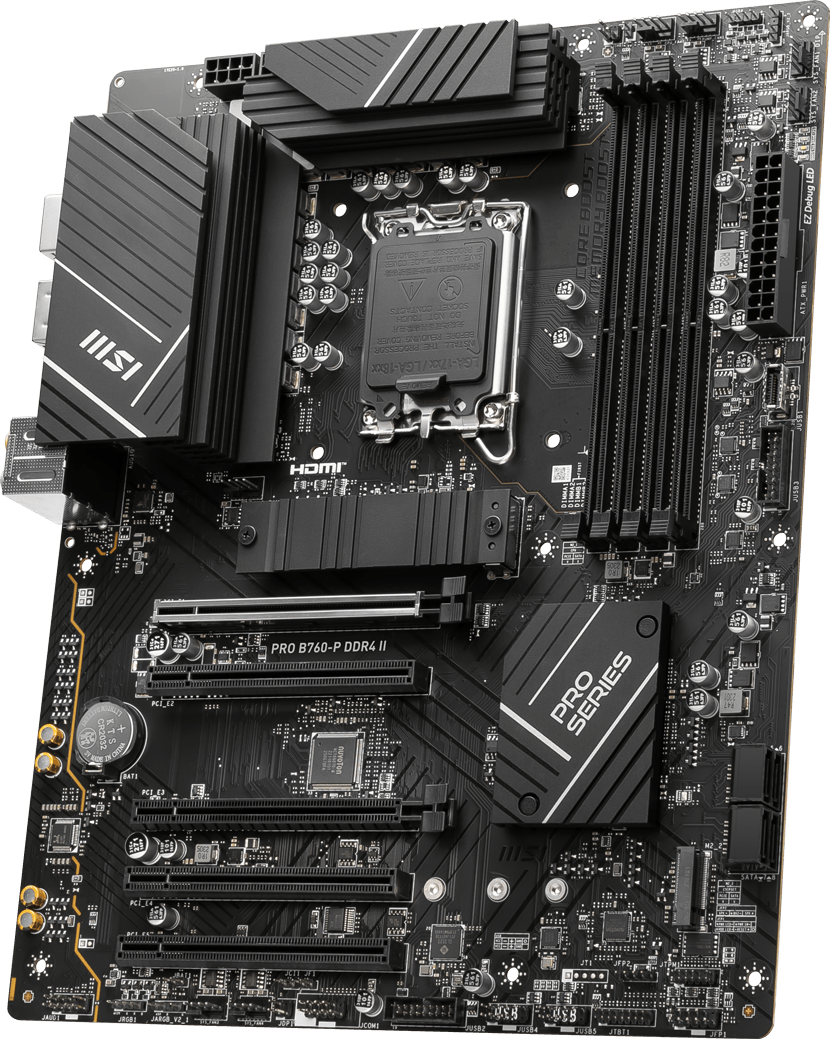 Placa de baza MSI PRO B760-P DDR4 II, Socket 1700,