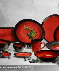 SET 4X FARFURIE INTINSA CERAMICA 28 CM, VULCANO, ART OF - imagine 4