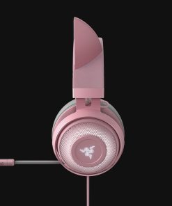 Casti Gaming Head-band Razer Kraken Kitty, Wired, noise-canceling, Roz - imagine 2