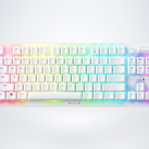 Tastatura Mecanica Gaming Razer DeathStalker V2 Pro Tenkeyless, RGB, Alb