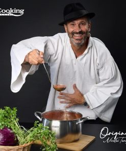 SEMIOALA INOX+CAPAC 24X13.5 CM, 6L, NICOLAI TAND, ORIGINI, COOKING BY - imagine 6