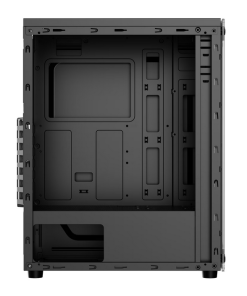 Carcasa PRO GAMING ELEMENT, RGB, Mid Tower, Black - imagine 7