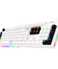 Tastatura Mecanica Gaming AQIRYS Aludra, RGB, USB, Alb - imagine 6
