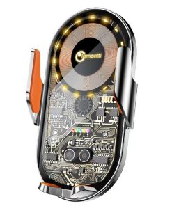Lemontti Suport Auto cu incarcare  Wireless, 15W, deschidere automata - imagine 2