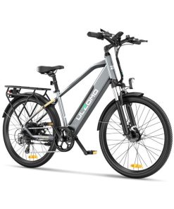 Bicicleta electrica Ulzomo Metro 26 E-bike, 250W, 36V 17Ah, autonomie - imagine 2