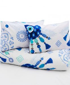 Lenjerie kingsize, bumbac,132 TC, Paros - imagine 3