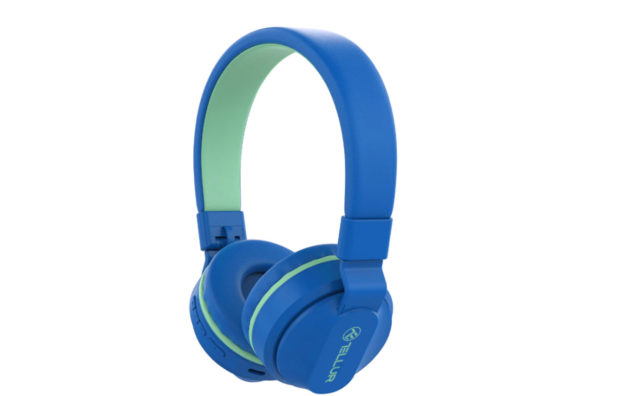 Casti Over-ear Tellur Buddy, Wireless, Albastru - imagine 3