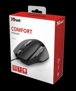 Mouse Trust Voca Comfort Mouse, 2400 dpi, negru - imagine 7