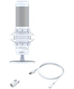 Microfon HyperX QuadCast S, tip Condenser, USB, LED backlight