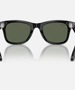 Ray-Ban Meta Wayfarer AI Glasses Shiny Black/G-15 Green - imagine 4