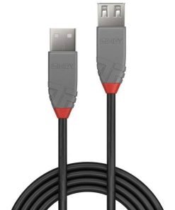 Cablu transfer date Lindy LY-36702, USB 2.0 Male tip A - imagine 2