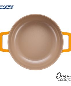 CRATITA ALUMINIU TURNAT + CAPAC 26x8 CM, 3.4L, NICOLAI TAND, - imagine 3