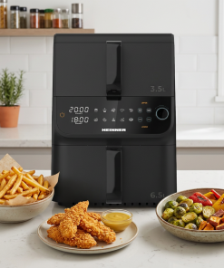FRITEUZA DUBLA ETAJATA HEINNER InnovaCook HAF-C10DBS25BK - imagine 12