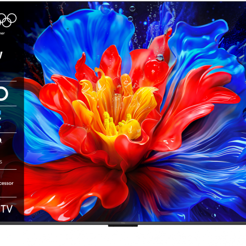 Televizor TCL QLED 55P81K, 139 cm, Smart Google TV, 4K