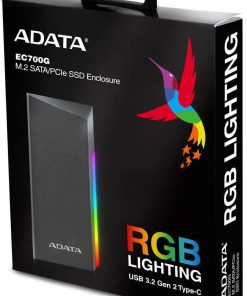Rack extern SSD/HDD Adata EC700G M.2, USB 3.2 Gen2 Type - imagine 3