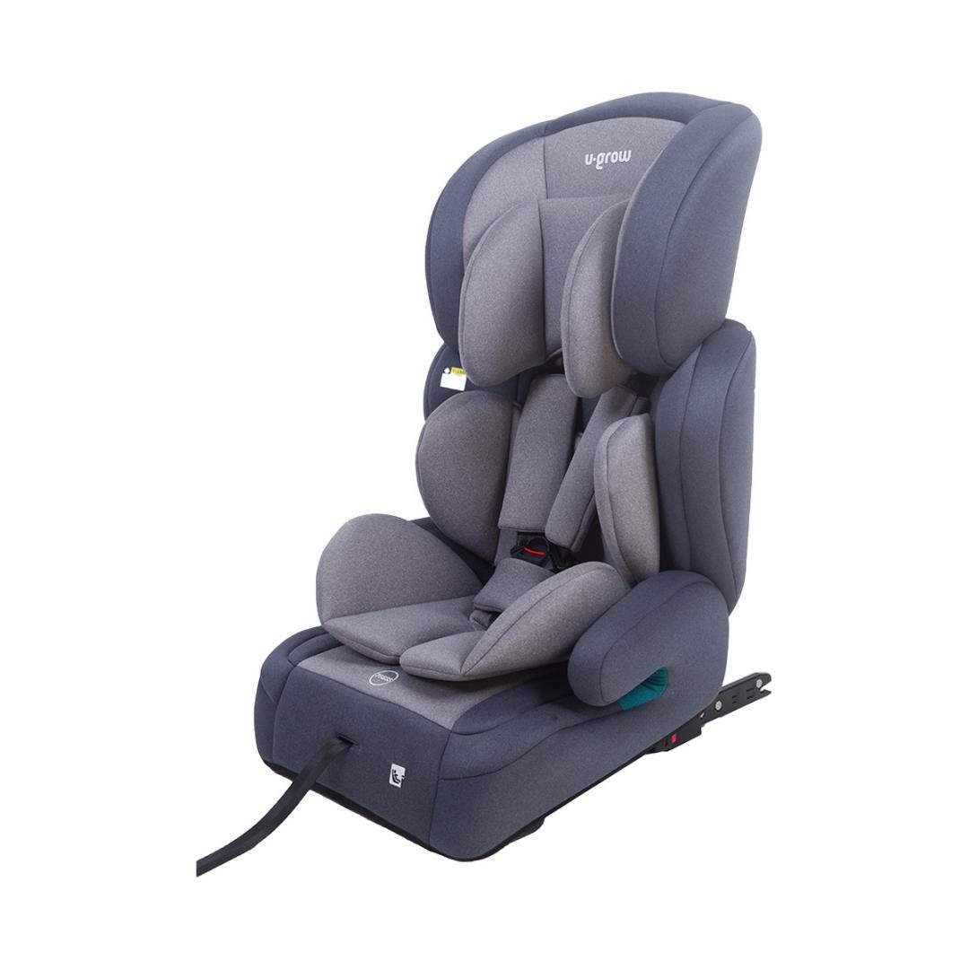 Scaun auto/inaltator 76-150CM(15M-12Y), R129, isofix, gri, U-Grow - imagine 3