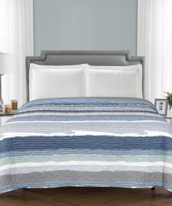 CUVERTURA MATLASATA 200X220 CM STRIPES