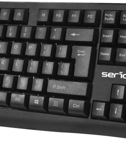 Kit Serioux cu fir, Tastatura: interfata USB, 104 taste, material - imagine 4