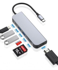 Docking station CONCEPTRONIC DONN02G, USB Type-C, 60W, Gri, 2 ani - imagine 5