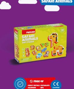 PUZZLE DIN SPUMA EVA,  ANIMALELE DIN SAFARI, PUEDO - imagine 4