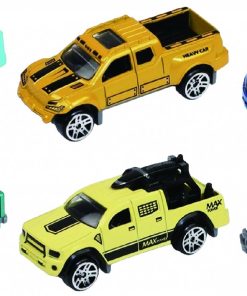 MACHETA DIE CAST, SET 3 CAMIONETE, SCARA 1/64, 7.5CM, DIVERSE