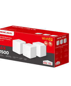 Mercusys Halo H60X(3-pack) Whole mesh Wi-Fi6 system, AX1500, Dual-band, Standarde - imagine 4