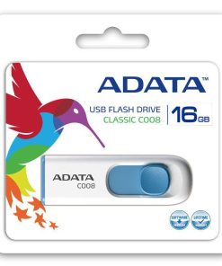 Memorie USB ADATA C008 16 GB, USB 2.0, Alb - imagine 2