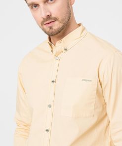 CAMASA CASUAL BARBATI BEIGE XL - imagine 5