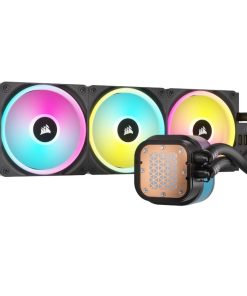 Cooler Procesor Corsair H150i, Lichid, 12 cm, 3 ventilatoare, aRGB - imagine 2