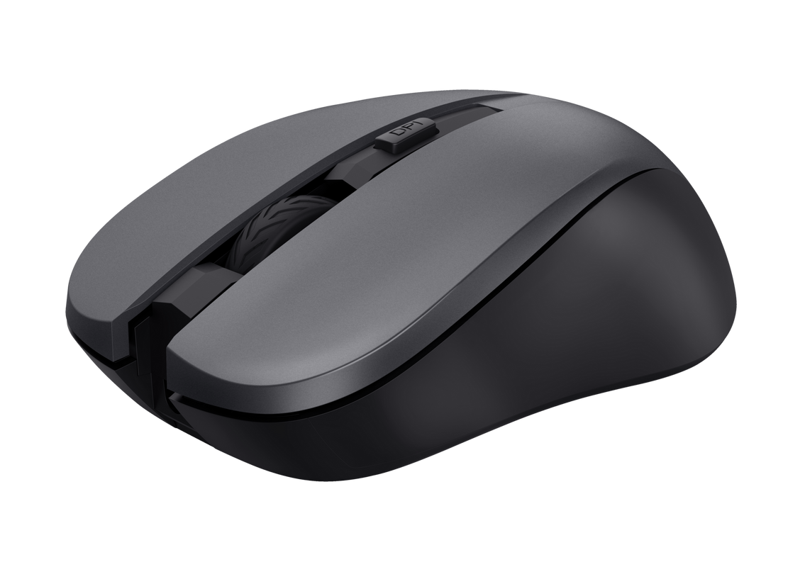 Kit Wireless tastatura si mouse TRUST Trezo, taste numerice, negru - imagine 6